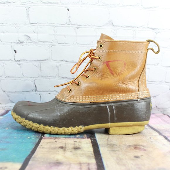 L.L. Bean Other - LL BEAN Uninsulated Lace-up Duck Bean Boots Sz 11